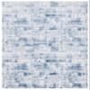 SAFAVIEH Amelia Collection Accent Rug - 2'2" x 4', Navy & Light Grey, Modern Abstract Distressed Design, Non-Shedding & Easy Care, Ideal for High Traffic Areas in Foyer, Living Room, Bedroom (ALA786N) view 1