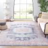 SAFAVIEH Washable Rug Serapi Collection - 8' x 10', Terracotta & Blue, Slip Resistant & Easy to Clean, Ideal for Living Room, Bedroom, Dining Space (SEP382P) view 1