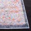 SAFAVIEH Washable Rug Serapi Collection - 8' x 10', Terracotta & Blue, Slip Resistant & Easy to Clean, Ideal for Living Room, Bedroom, Dining Space (SEP382P) view 4