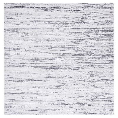 SAFAVIEH Amelia Collection Accent Rug - 2'2" x 4', Light Grey & Charcoal, Modern Abstract Design, Non-Shedding & Easy Care, Ideal for High Traffic Areas in Entryway, Living Room, Bedroom (ALA768F)