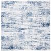 SAFAVIEH Amelia Collection Accent Rug - 2'2" x 4', Ivory & Navy, Modern Abstract Design, Non-Shedding & Easy Care, Ideal for High Traffic Areas in Entryway, Living Room, Bedroom (ALA700B) view 1