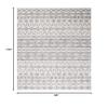 SAFAVIEH Area Rug 8x10 - Tulum Collection - Large - Ivory & Grey, Moroccan Boho Design, Non-Shedding & Easy to Clean, Ideal for Living Room, Bedroom, Dining Space (TUL694A) view 2