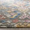 SAFAVIEH Micro-Loop Collection Runner Rug - 2'3" x 7', Grey & Blue, Handmade Boho Wool, Ideal for High Traffic Areas in Living Room, Bedroom (MLP351F) view 3