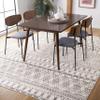 SAFAVIEH Area Rug 8x10 - Tulum Collection - Large - Ivory & Grey, Moroccan Design, Non-Shedding & Easy to Clean, Ideal for Living Room, Bedroom, Dining Space (TUL610A) view 1