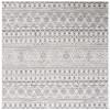 SAFAVIEH Area Rug 8x10 - Tulum Collection - Large - Ivory & Grey, Moroccan Design, Non-Shedding & Easy to Clean, Ideal for Living Room, Bedroom, Dining Space (TUL610A) view 3