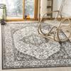 SAFAVIEH Washable Rug Outdoor Linden Collection - 3' x 5', Light Grey & Charcoal, Non-Shedding & Easy to Clean, Ideal for Patio, Backyard, Mudroom (LND137A) view 1