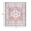 SAFAVIEH Washable Rug Serapi Collection - 8' x 10', Red & Ivory, Slip Resistant & Easy to Clean, Ideal for Living Room, Bedroom, Dining Space (SEP355Q) view 2