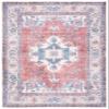 SAFAVIEH Washable Rug Serapi Collection - 8' x 10', Red & Ivory, Slip Resistant & Easy to Clean, Ideal for Living Room, Bedroom, Dining Space (SEP355Q) view 3
