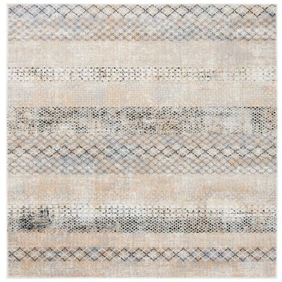 SAFAVIEH Amelia Collection Accent Rug - 2'2" x 4', Grey & Gold, Rustic Tribal Distressed Design, Non-Shedding & Easy Care, Ideal for High Traffic Areas in Entryway, Living Room, Bedroom (ALA761H)