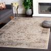SAFAVIEH Vintage Collection Area Rug - 5'1" x 7'6", Stone, Oriental Distressed Viscose Design, Ideal for High Traffic Areas in Living Room, Bedroom (VTG120-3440) view 1