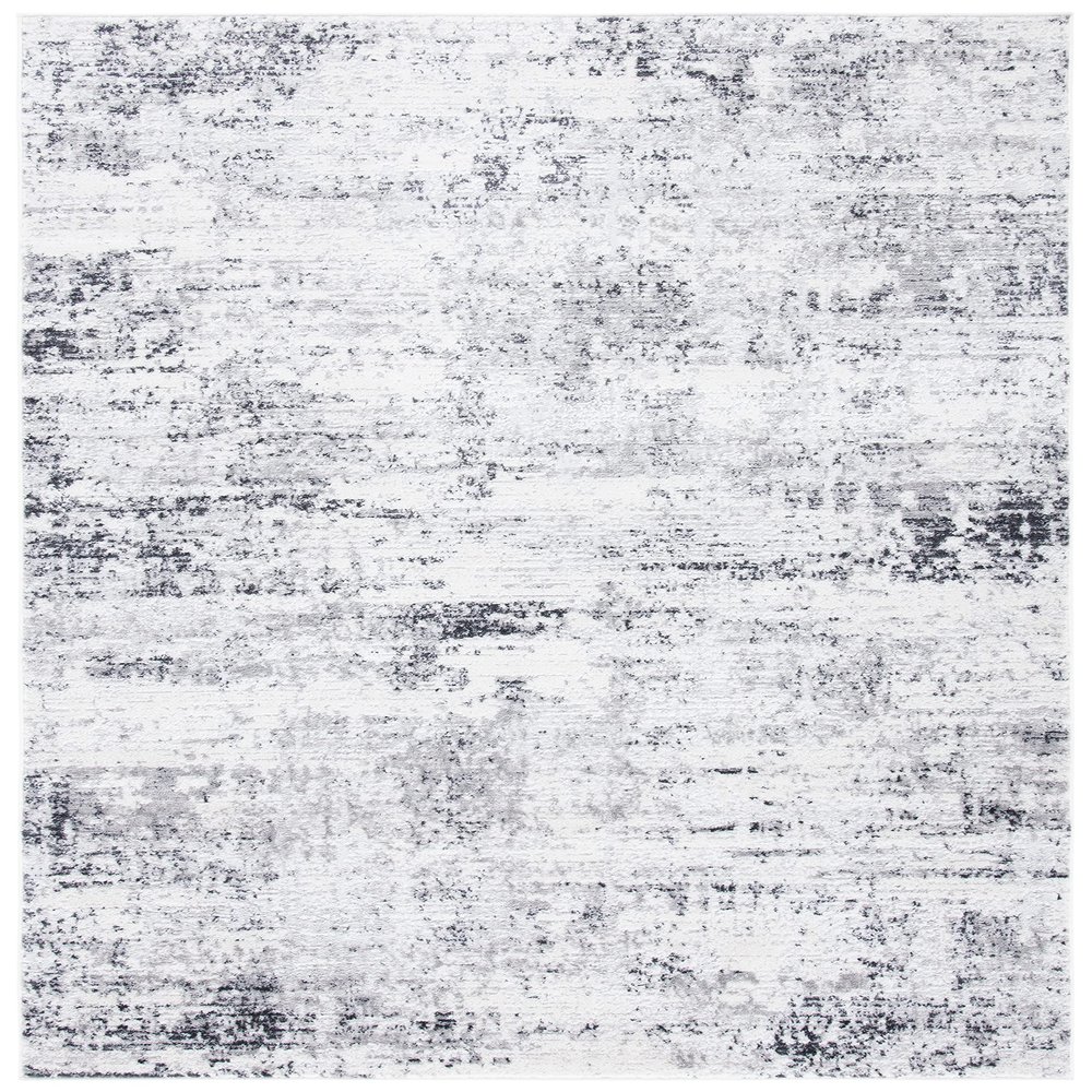 SAFAVIEH Amelia Collection Accent Rug - 2'2" x 4', Ivory & Grey, Modern Abstract Design, Non-Shedding & Easy Care, Ideal for High Traffic Areas in Entryway, Living Room, Bedroom (ALA700C)