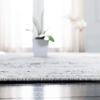 SAFAVIEH Amelia Collection Accent Rug - 2'2" x 4', Ivory & Grey, Modern Abstract Design, Non-Shedding & Easy Care, Ideal for High Traffic Areas in Entryway, Living Room, Bedroom (ALA700C) view 3