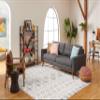 SAFAVIEH Area Rug 8x10 - Tulum Collection - Large - Ivory & Grey, Moroccan Design, Non-Shedding & Easy to Clean, Ideal for Living Room, Bedroom, Dining Space (TUL628A) view 3