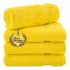 Cotton Paradise 4 Piece Turkish Bath Towels for Bathroom, 100% Cotton Extra Large Soft Plush Towels Bathroom Set, Yellow view 1