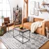 SAFAVIEH Area Rug 8x10 - Tulum Collection - Large - Ivory & Grey, Moroccan Design, Non-Shedding & Easy to Clean, Ideal for Living Room, Bedroom, Dining Space (TUL656A) view 4