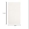 SAFAVIEH Madrid Shag Collection Runner Rug - 2' x 12', Ivory, Solid Design, Non-Shedding & Easy Care, 1.6-inch Thick Ideal for High Traffic Areas in Living Room, Bedroom (MDG256A) view 2