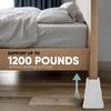Home Intuition Heavy Duty Adjustable Bed Risers Furniture Riser 3, 5 or 8-Inch, 4 Pack, 8-Piece Set (White) view 3