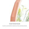 50/70CM Wooden Frame Round Mirror, Accent Mirror, Wall Mirror, for Living Rooms, Bathroom - Natural view 3