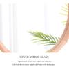 50/70CM Wooden Frame Round Mirror, Accent Mirror, Wall Mirror, for Living Rooms, Bathroom - Natural view 4