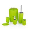 ZHIZHOU Bathroom Set 6 Pieces/Set Bathroom Accessory Set with A Variety of Color Options Plastic Brown view 2