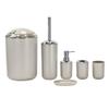 ZHIZHOU Bathroom Set 6 Pieces/Set Bathroom Accessory Set with A Variety of Color Options Plastic Brown view 4