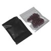 PABCK 200 Pack Resealable Zipper Lock Food Storage Bags for Zip Heat Seal Lock Coffee Foil Pouch Self Sealing Candy Storage Supplies 7.5x10cm (2.9x3.9 inch) view 1