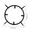 Cabilock Gas stove wok ring Burner Grate Cast Iron Stove Trivets for Kitchen Wok Ring Cooktop Range Pan Holder Stand Stove Rack for Gas Hob Stove gas stove rack Accessories wok stand ring view 2