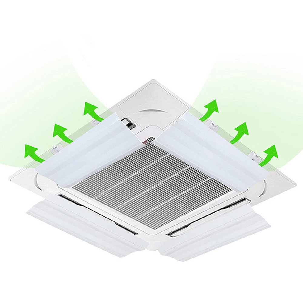Household appliances General Central Air Conditioning Deflector, Home Office Anti-Direct Air Conditioning Air Deflector Ceiling Wind Shield Baffle, for Babies/Pregnant Women/Elderly