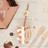 Neviti 778050 Paper Cups, Rose Gold view 1