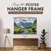 12-Inch Magnetic Wooden Poster Hanger by Travelization view 2