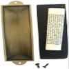 Holy Land Market Elijah the Prophet Blessing Mezuzah, Home & Office, Bronze view 2