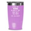 Nonna Tumbler for Mother's Day from Favorite Grandchild Being My Nonna Funny Grandma Travel Mug 20 or 30 oz Insulated Cold Hot Cup for Women view 1