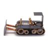 Bulldozer Collectible Handmade Metal Art Figurine, Desk Accessories, Trophy, Boss Gift, Home Office Dcor, Construction Worker Gift view 4
