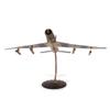 747 Jet Collectible Handmade Metal Art Figurine, Desk Accessories, Trophy, Boss Gift, Home Office Dcor, Aircraft view 4