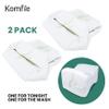 2-Pack Replacement Knee Pillow Covers - Washable Replacement Leg Pillowcase - Cooling Breathable Soft Leg Pillowcases - Replacement Covers for Knee Pillows - Universal Fit view 2