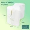 2-Pack Replacement Knee Pillow Covers - Washable Replacement Leg Pillowcase - Cooling Breathable Soft Leg Pillowcases - Replacement Covers for Knee Pillows - Universal Fit view 3