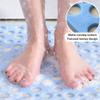 Bath Mat Or Rug Place in Front of Shower, Vanity, Bath Tub, Sink, and Toilet ALGFree (Color : White, Size : 70x70cm) view 2