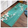 Erasable PVC Kitchen Mat, Oil-Proof Non-Slip Waterproof Enter Doormat Anti-Fall Customizable Foot Pad ALGFree (Color : B, Size : 45x75cm+45x150cm) view 1