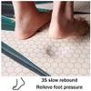Erasable PVC Kitchen Mat, Oil-Proof Non-Slip Waterproof Enter Doormat Anti-Fall Customizable Foot Pad ALGFree (Color : B, Size : 45x75cm+45x120cm) view 2