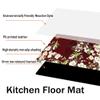 Erasable PVC Kitchen Mat, Oil-Proof Non-Slip Waterproof Enter Doormat Anti-Fall Customizable Foot Pad ALGFree (Color : B, Size : 45x75cm+45x120cm) view 3