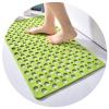 Bath Shower Mat Non-Slip Mat, Bathroom Shower Room Carpet Plastic Bathtub Foot Pad with Suction Cup Drainage Hole Anti-Drop Pad ALGFree (Color : Green, Size : 40x88cm+60x90cm) view 1
