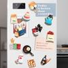 12pcs Food Fridge Magnets for Fridge Fun Cute Magnet Refrigerator Stickers for Kitchen Magnet Decorative Strong Resin Magnets Home Decor Office view 2
