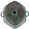 Side Handles Rustic Distressed Vessel Bathroom Copper Sink Bowl Hexagon Copper Kitchen Bar Prep Wash Basin Washbowl Household Remodel view 3