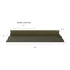 DIY CARTEL Linear Floating Shelf - Forged Raw Blackened Steel - Industrial Heavy Duty Metal Wall Mounted Modern Rustic Shelf - Made in The USA (36-inch x 12-inch) view 3