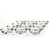 GOLDEAL 12 PCS Clear Glass Tealight Candle Holders, Tealight Bowl,Votive Candle Holders Bulk Use for Weddings Parties Dinner view 1
