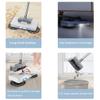 NLIAN- Hand-Push Sweeper Household, Front Searchlight Cleaning Hand-Push Automatic Sweeper Clean Home 3-in-1 Sweeper Suitable for All Kinds of Ground (Color : White) view 2
