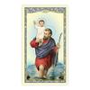 Autom St Christopher Holy Card 100pk view 1