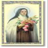 Autom St Therese Holy Card 100/pk view 1
