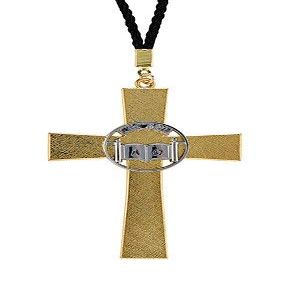 Autom Lector Cross Pendant - 4/pk