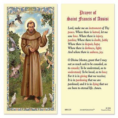 Christaian Brand Catholic HCL-25P St Francis Assisi